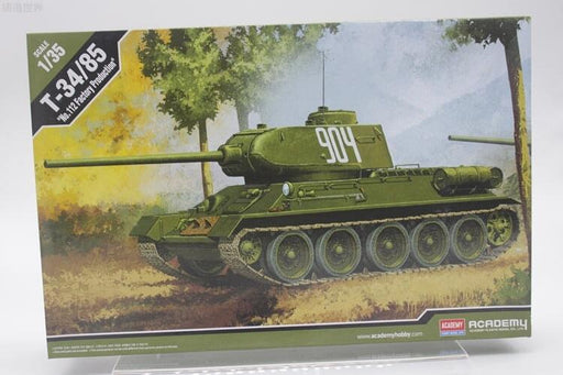 Soviet Union T-34/85 Tank 1/35 Model (Plastic) Bouwset Academy 
