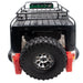Spare Tire Rack w/ ABS Fuel Tank for 1/10 Crawler (Aluminium, ABS) Onderdeel KYX 