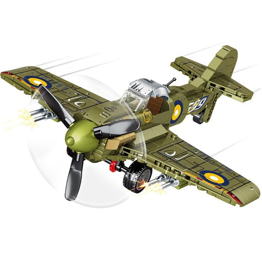 Spitfire Fighter Plane Model Building Blocks (302 stukken) - upgraderc