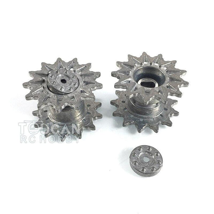 Sprockets Wheels for Heng Long M4A3 Sherman 3848 1/16 (Metaal) - upgraderc