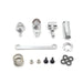 Steering Clutch Assembly Set for WLtoys 1/12, 1/14 (Metaal) Onderdeel upgraderc Silver 