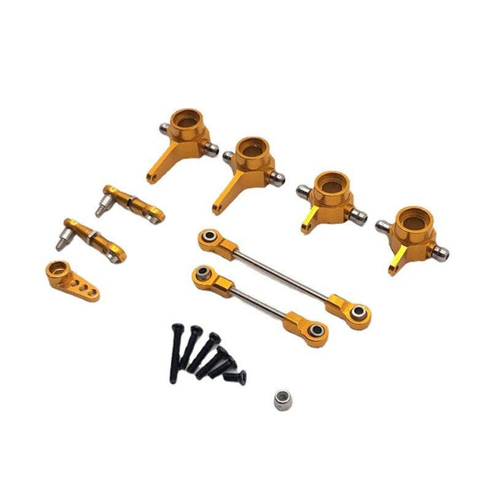 Steering Cups, Tie Rods, Steering Arms for WLtoys 1/28 (Metaal) Onderdeel upgraderc Gold 