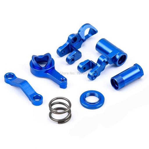 Steering group (Aluminium) #6845 for 4WD Slash, Rustler, Stampede Onderdeel Readytosky Blue 
