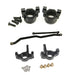 Steering Linkage, Front Knuckles, C-Base for Axial Wraith (Aluminium) Onderdeel Yeahrun Black Set 