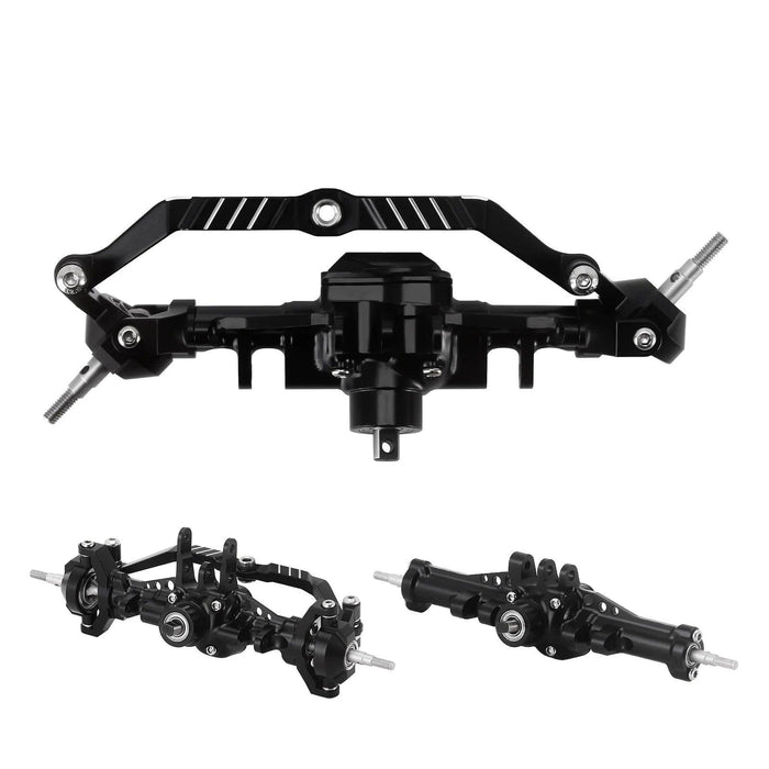 Stock Length Front/Rear Complete Axles for Traxxas TRX4M 1/18 (Aluminium) - upgraderc