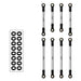 Straight Chassis Links Set for Traxxas TRX4M 1/18 (RVS) 4M-64 - upgraderc