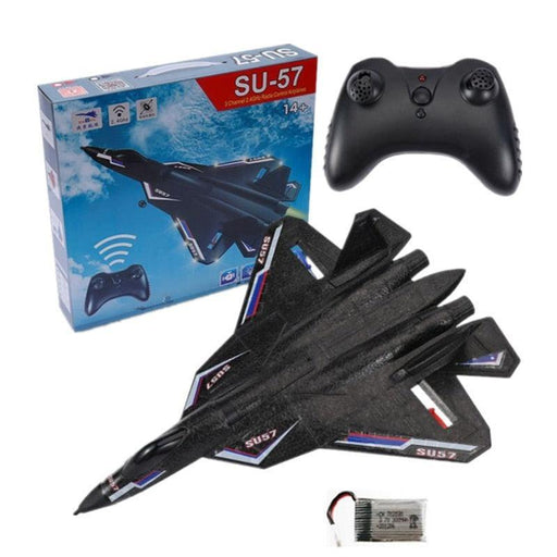 SU-57 (Schuim) Vliegtuig upgraderc SU-57 Black 1B 