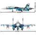 Sukhoi Su-27 Fighter Jet Model Building Block (2332 stukken) - upgraderc
