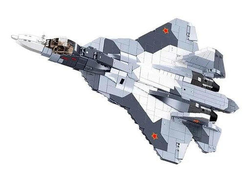 Sukhoi Su-57 Fighter Jet Model Building Blocks (893 stukken) - upgraderc