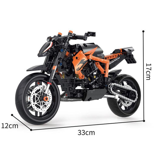 Super Duke 1290 1/8 Motorcycle Model Building Blocks (579 Stukken) - upgraderc