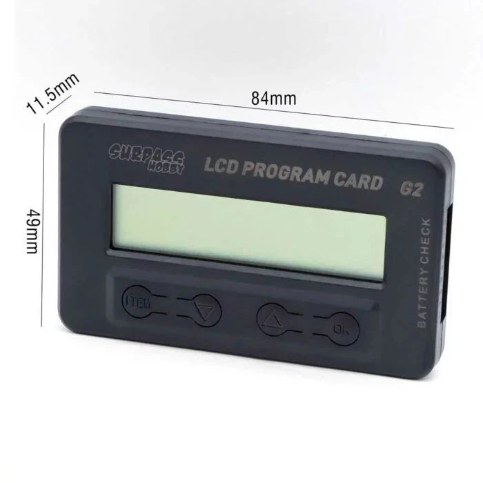 Surpass Hobby LCD Programmkarten G2