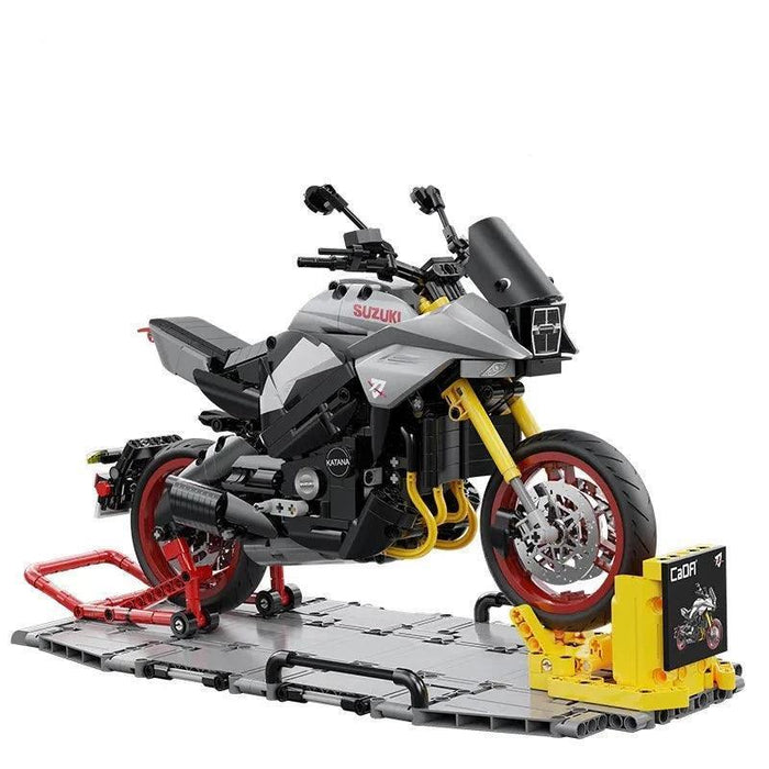 Suzuki KATANA Motorcycle Model Building Blocks (1104 Stukken) - upgraderc