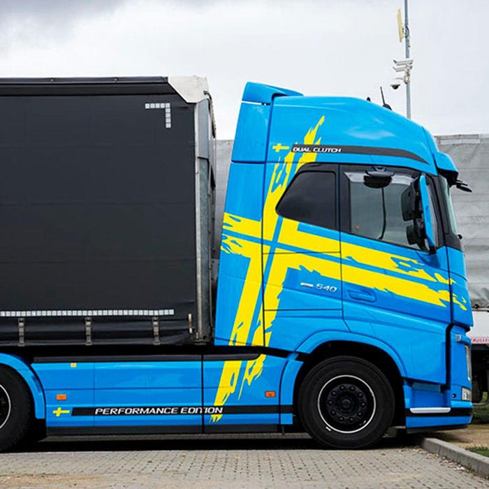 Swedish Flag Body Sticker for Tamiya Fh16, 750 Truck 1/14 - upgraderc