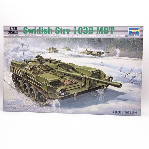 Swedish Strv 103B MBT 1/35 Model (Plastic) Bouwset TRUMPETER 