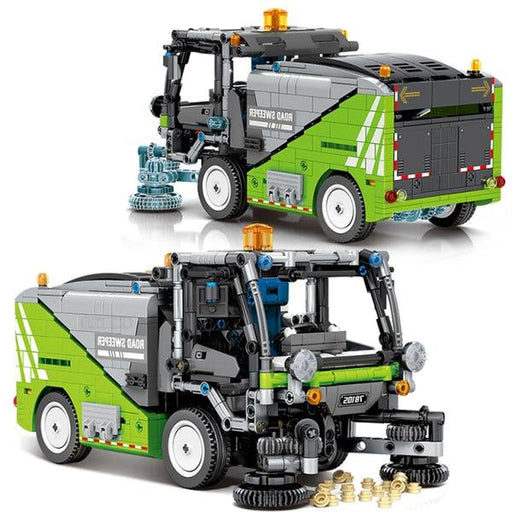 Sweeper Truck Building Blocks (899 stukken) - upgraderc