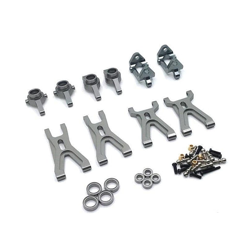 Swing Arms, Steering Rear Cup, C-Block for WLtoys 1/18 (Metaal) Onderdeel upgraderc Titanium 