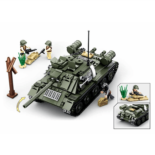 T-34\85 Medium Model Building Blocks (687 Stukken) - upgraderc