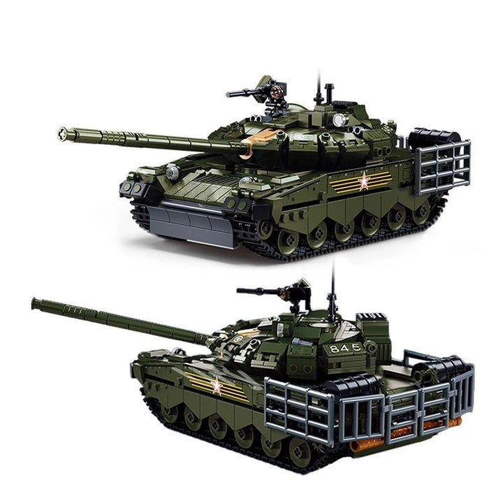 T-80BVM Main Battle Tank Model Building Blocks (798 Stukken) - upgraderc