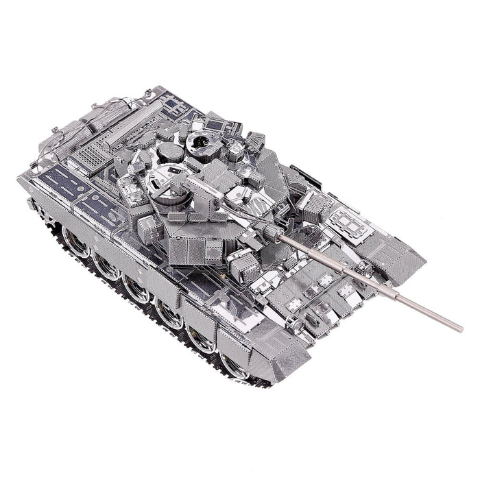 T-90A Tank 3D Model (150 Roestvrij Staal) Bouwset Piececool 