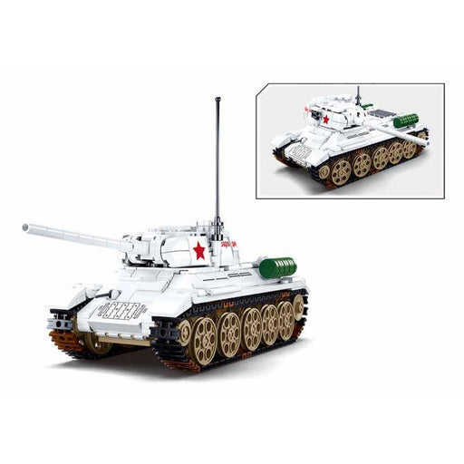 T34 Medium Tank Model Building Blocks (518 Stukken) - upgraderc