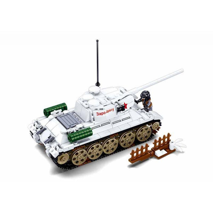 T34 Medium Tank Model Building Blocks (518 Stukken) - upgraderc