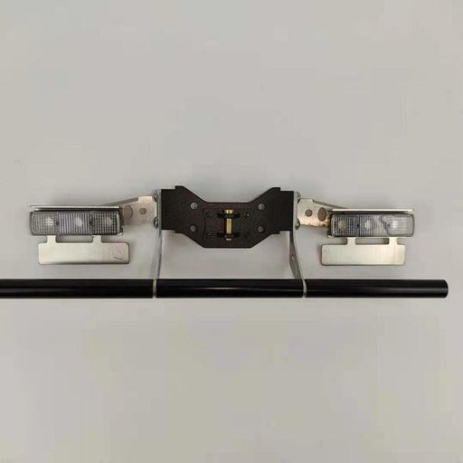 Tail Beam Bumper Light Set for Tamiya Truck 1/14 (Metaal) Onderdeel RCATM Sliver No light 