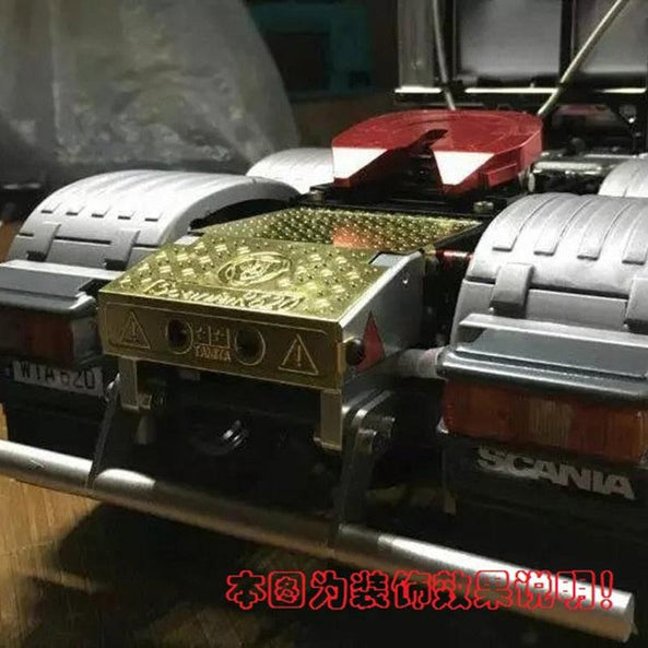 Tail Beam Cover Plate for Tamiya 1/14 Truck (Metaal) Onderdeel upgraderc 