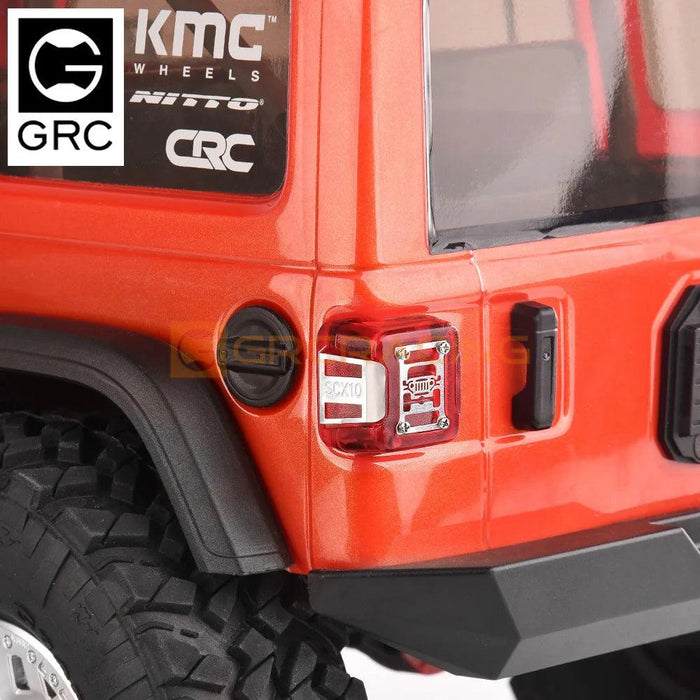 Taillight Decor Plate for Axial SCX10 III 1/10 (Metaal) G166L - upgraderc