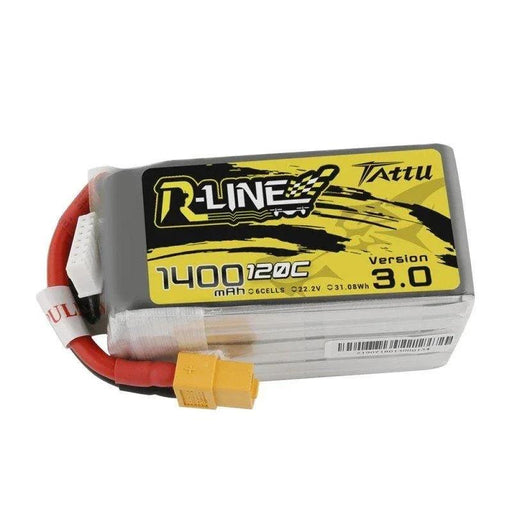 Tattu R-Line V3 1400mAh 6S 120C LiPo Battery (XT60) - upgraderc