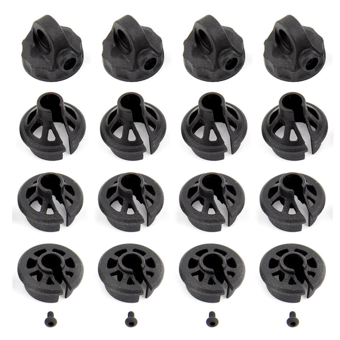 Shock Caps & Spring Cups for Team Associated RC10B6.1 1/10