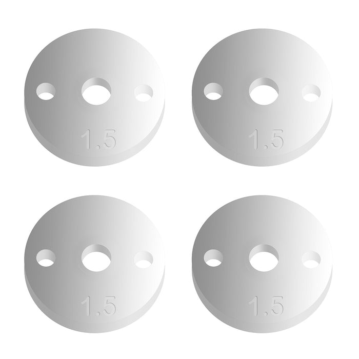 12mm Pistons V2, 2 x 1.5, flat for Team Associated RC10B4.2 FT 1/10