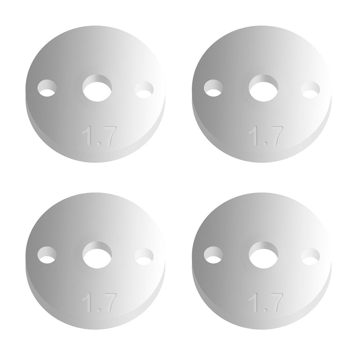 12mm Pistons V2, 2 x 1.7, flat for Team Associated RC10B6 FT 1/10