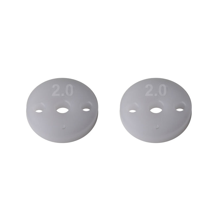 Pistons d'amortisseur 13mm, 2,5mm, 2x2,0 pour Team Associated RC10B7 FT 1/10