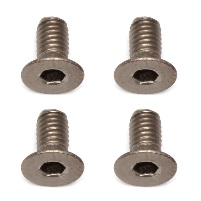 Ti Screws, 3x6mm FHCS for Team Associated RC10B64 FT 4WD 1/10