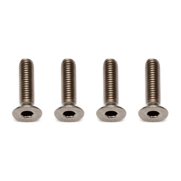 Screws, 3x12mm FHCS for Team Associated RC10B6 FT 1/10 (Ti)