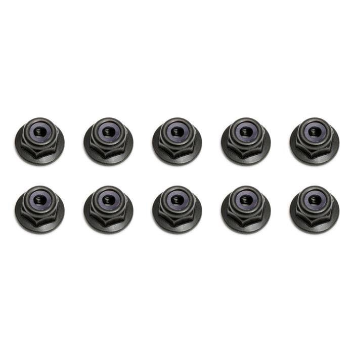 Locknuts, M3 w/ Flange for Team Associated RC10B6 1/10