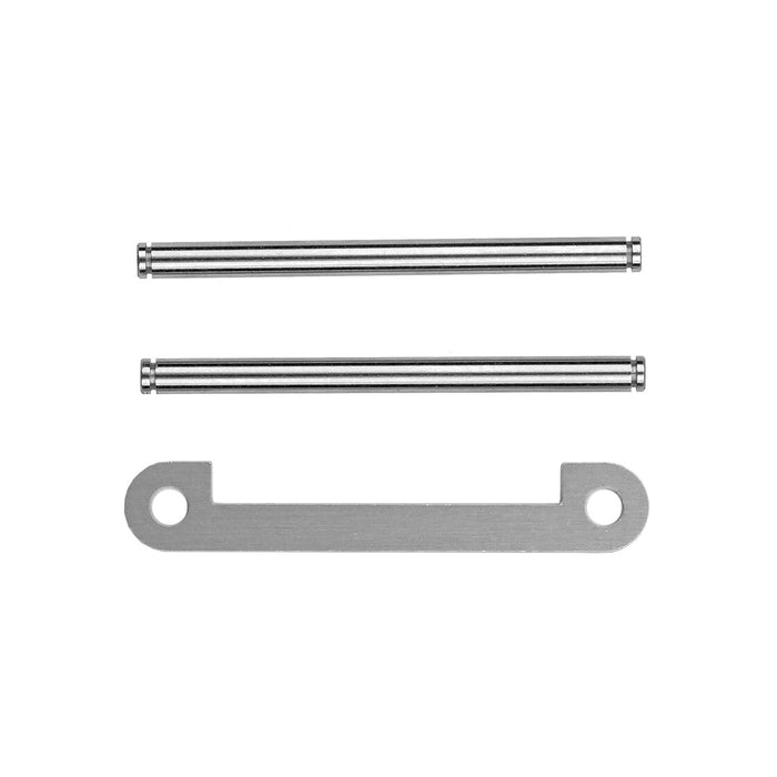 Vordere innere Scharnierstifte 44,2mm & Verstrebung für Team Associated RC10 '89 Stealth 1/10