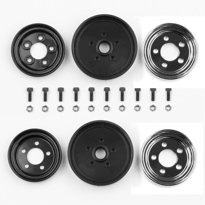 Front Wheels for Team Associated RC10 Jay Halsey 1/10 (Chrome)