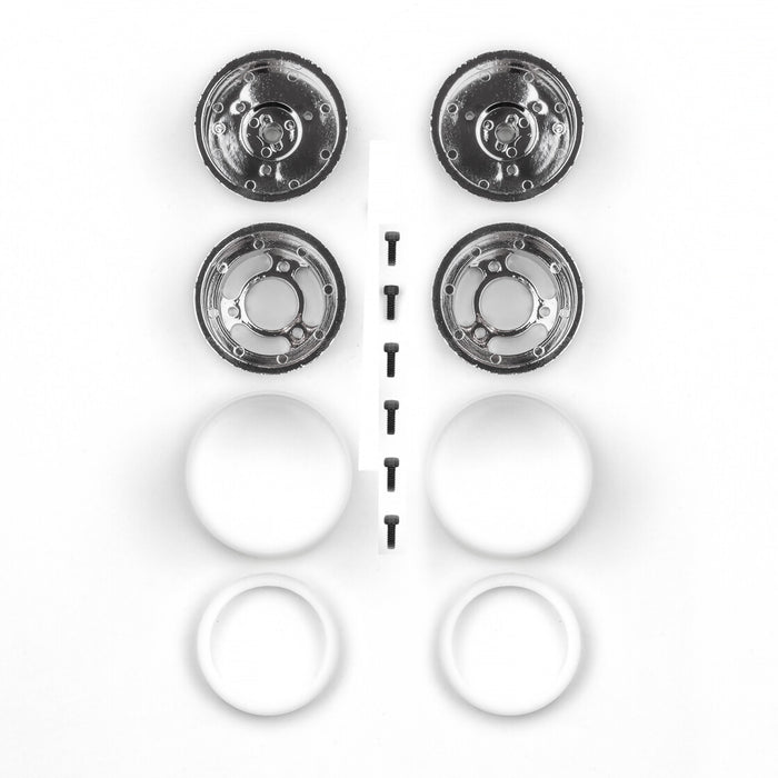 Rear Chrome Wheels for Team Associated RC10 Jay Halsey 1/10 (Chrome)