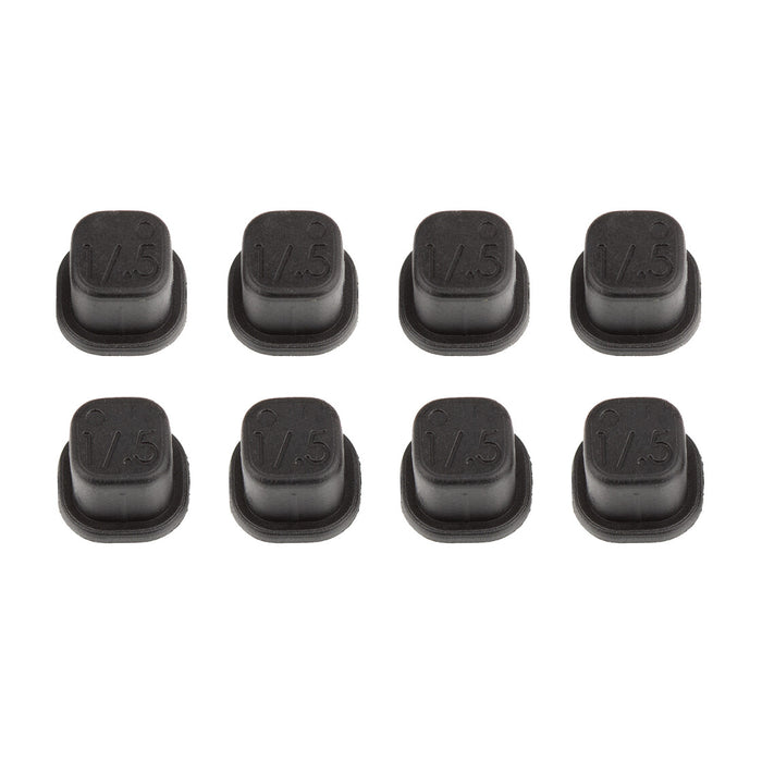Arm Mount Inserts, 1/0.5 for Team Associated RC10B6 1/10