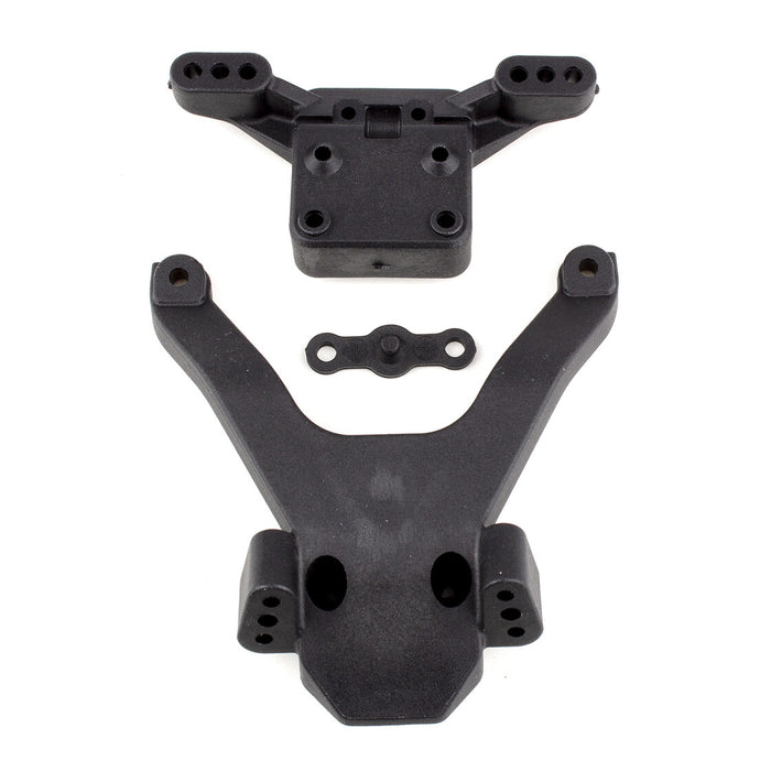 Front Top Plate & Ballstud Mount for Team Associated RC10B6.1 FT 1/10