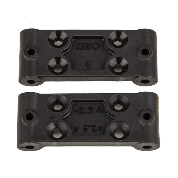 Front Bulkhead Set, 0deg & 2.5deg for Team Associated RC10B6.4 1/10