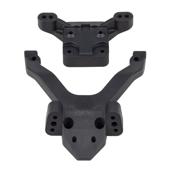 Top Plate & Ballstud Mount for Team Associated RC10B6.4 FT 1/10 (Carbon)