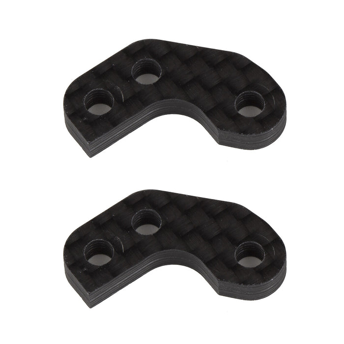 Caster Block Link Mount Set, -1mm for Team Associated RC10B7 1/10