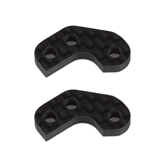 Caster Block Link Mount Set, -2mm for Team Associated RC10B7 1/10