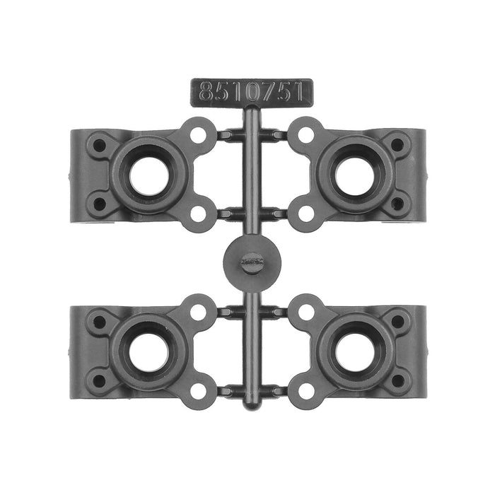 Carbon Rear Hub Set, -4mm Offset for Team Associated RC10B84 FT 1/10 (Carbon)