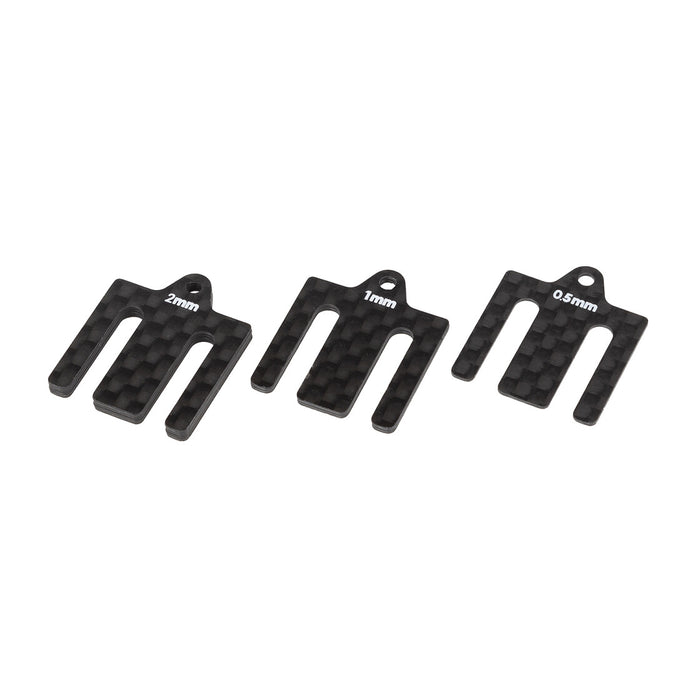 Front Bulkhead Shims for Team Associated RC10B7 FT 1/10 (Carbon Fiber)