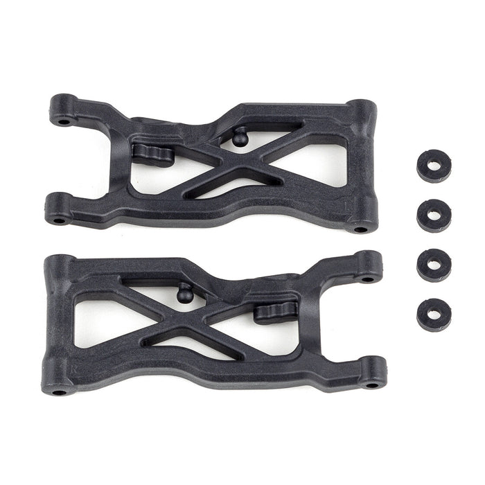 Rear Suspension Arms, 81mm for Team Associated RC10B84 FT 1/10 (Carbon)