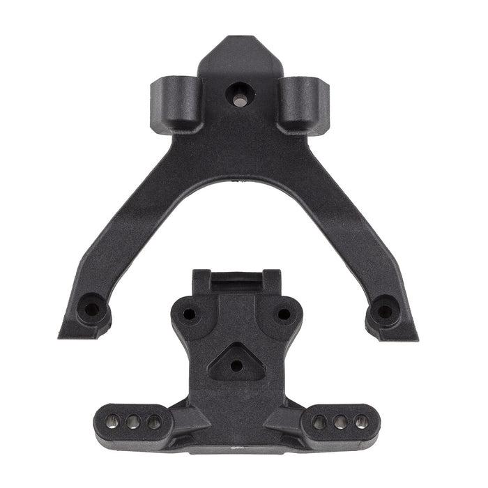 Top Plate and Ballstud Mount for Team Associated RC10B7 FT 1/10 (Carbon)