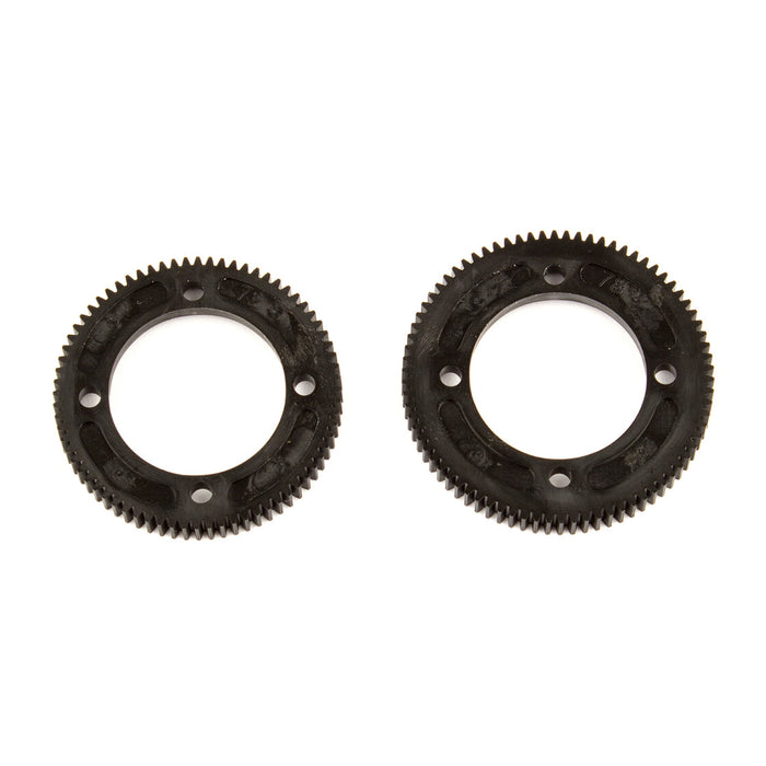 Center Diff Spur Gears, 72T/48P, 78T/48P for Team Associated RC10B74 4WD 1/10